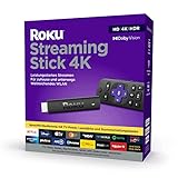 Roku Streaming Stick 4K | 4K/HDR/Dolby Vision Streaming Media Player | Funktioniert nur in Deutschland*